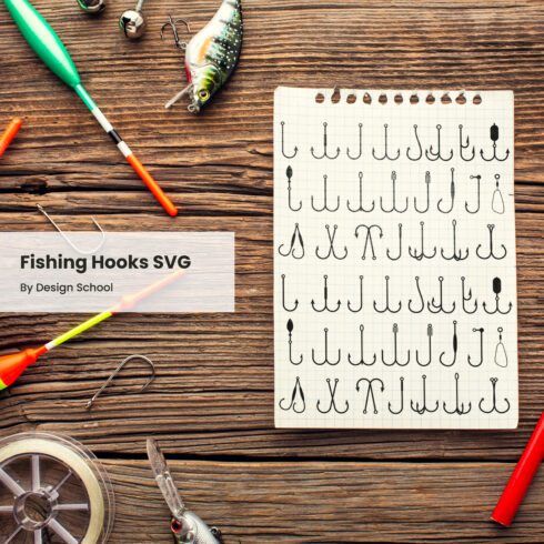 Fishing Hooks SVG.