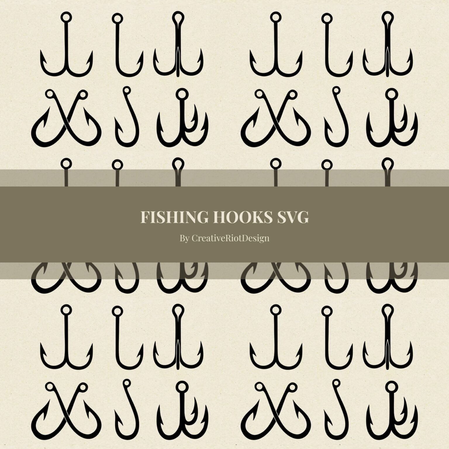 Fishing Hooks SVG - Fishing Svg, Commercial Use Svg – MasterBundles