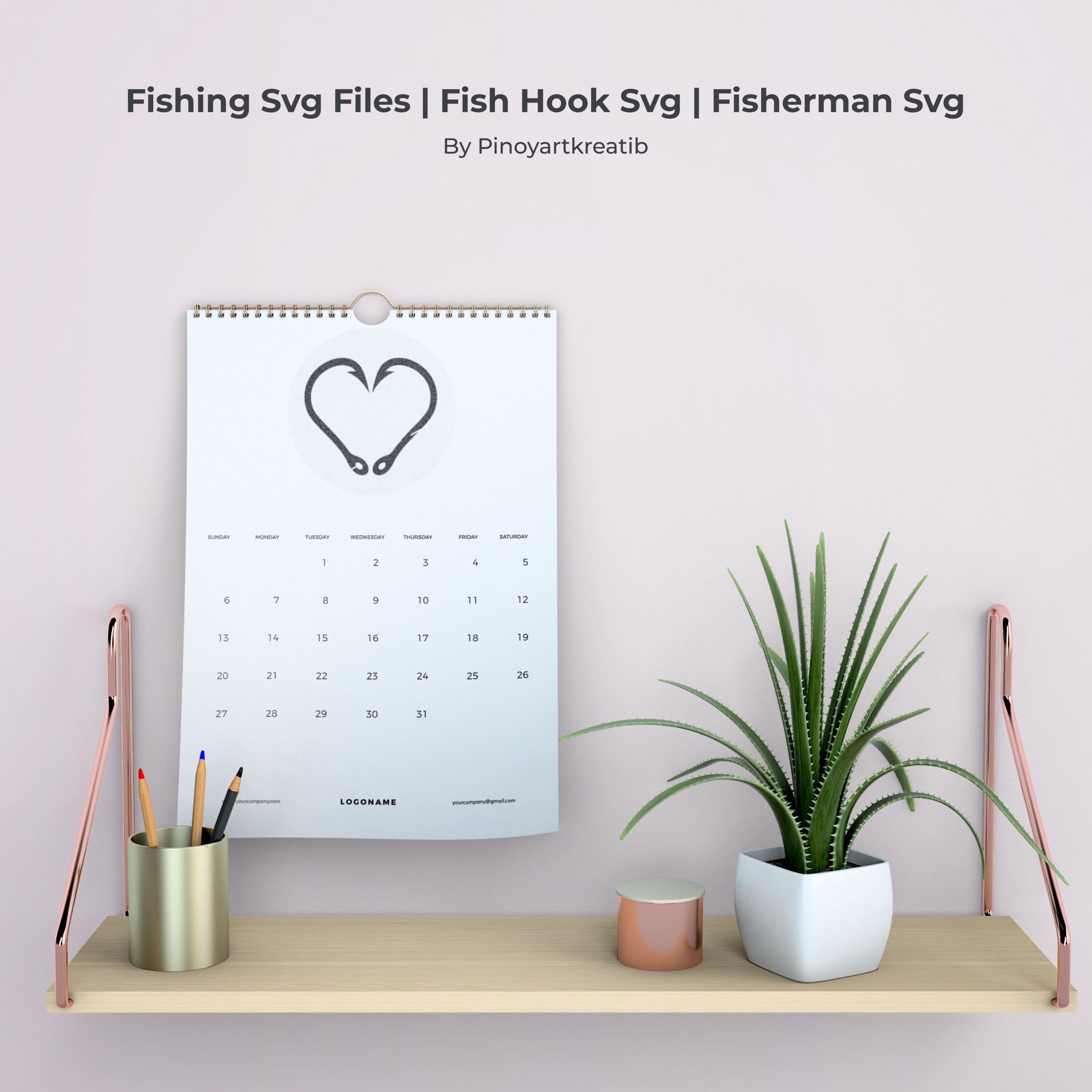 Fishing Svg Files | Fish Hook Svg | Fisherman Svg cover.