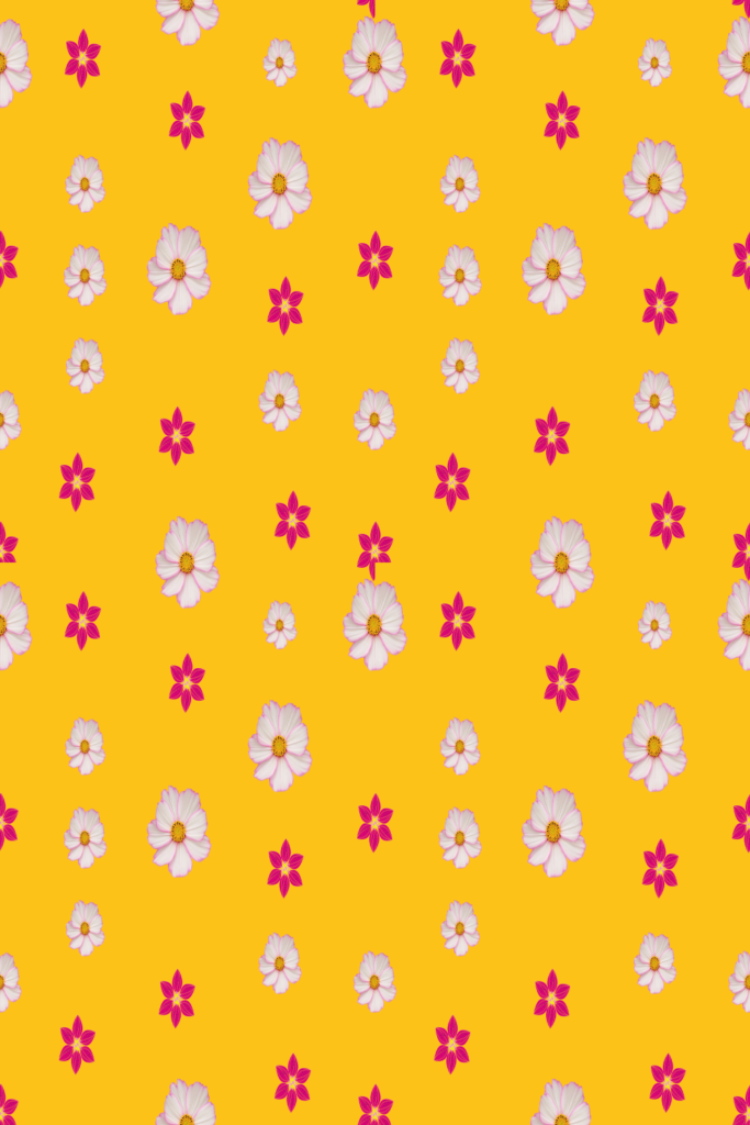 Leaf flower Seamless Pattern Design - MasterBundles