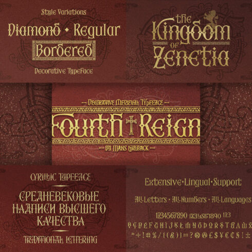 Fourth Reign – Beautiful Deco Fonts!.