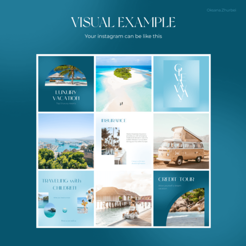 Luxury Instagram post template CANVA - MasterBundles