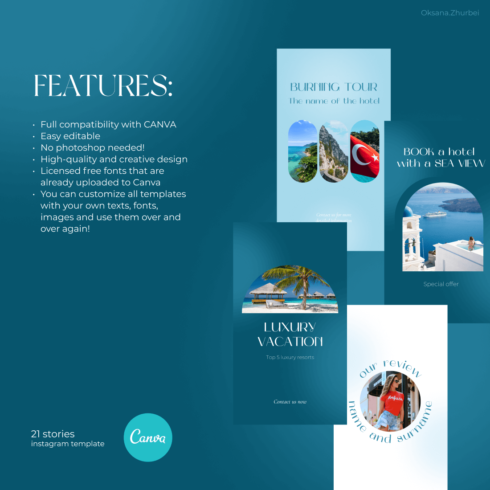 Animated Travel Stories | CANVA - MasterBundles