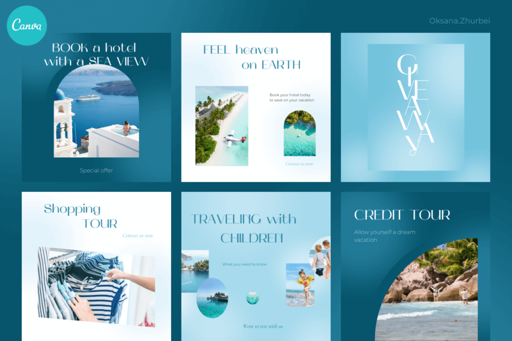 Luxury Instagram post template CANVA - MasterBundles