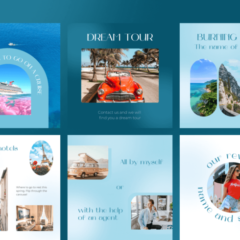 Luxury Instagram post template CANVA | MasterBundles