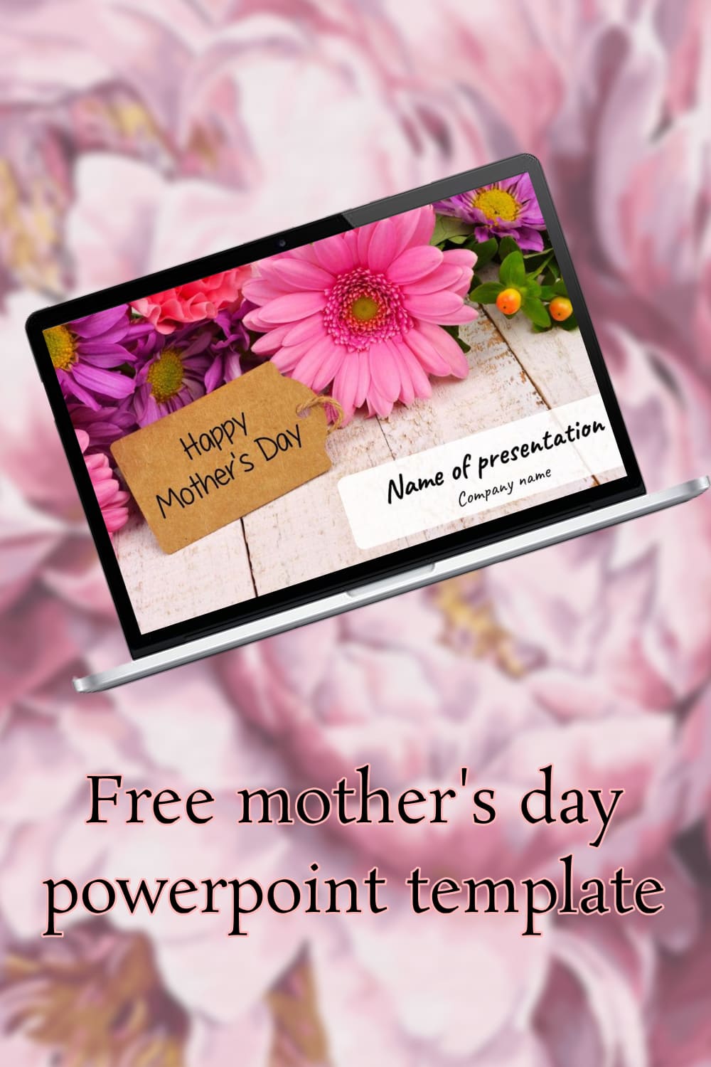 Pinterest of mothers day powerpoint template.