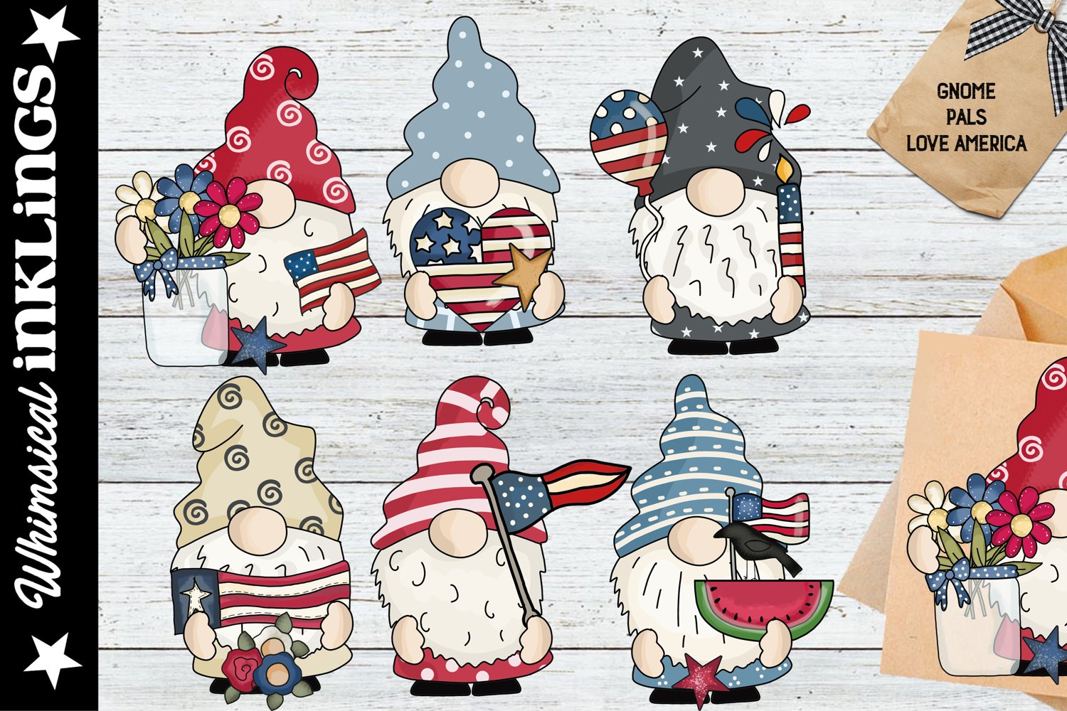 Gnome pals - American vibes.