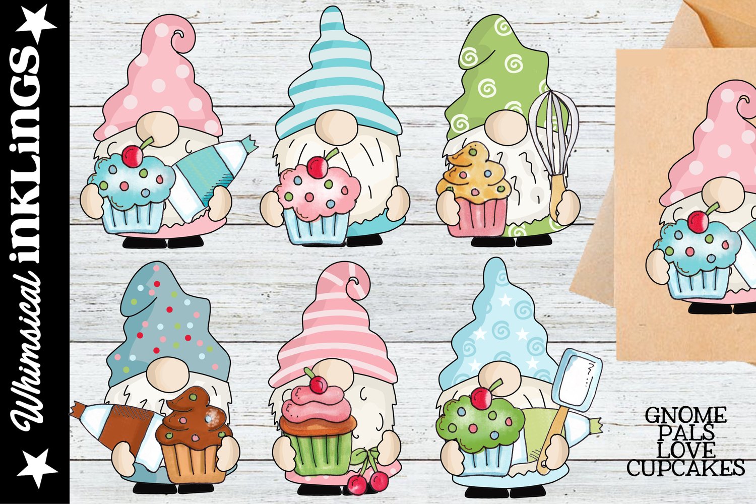 Gnome pals with cute pancakes.