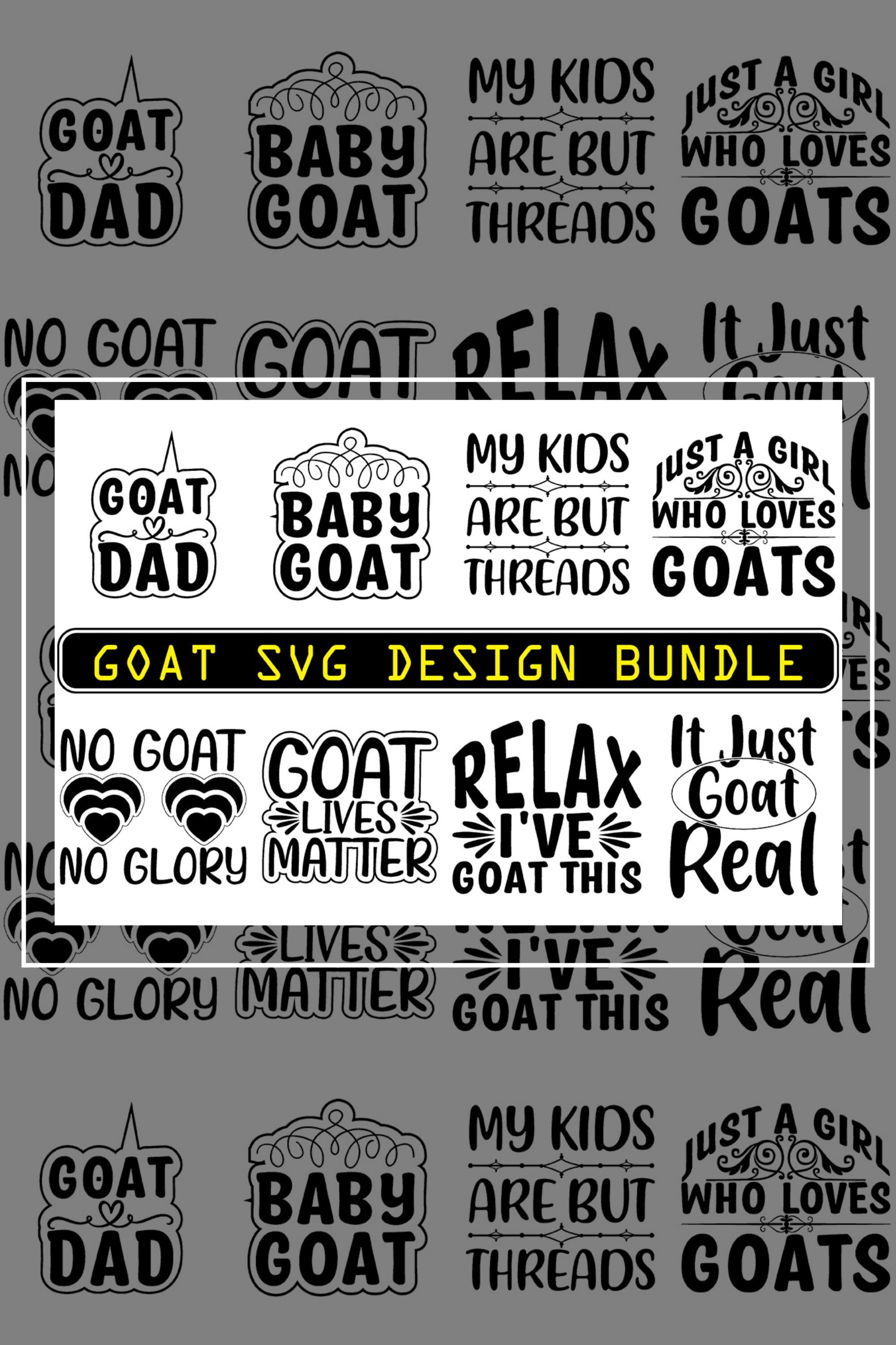 goat svg design bundle 06 2