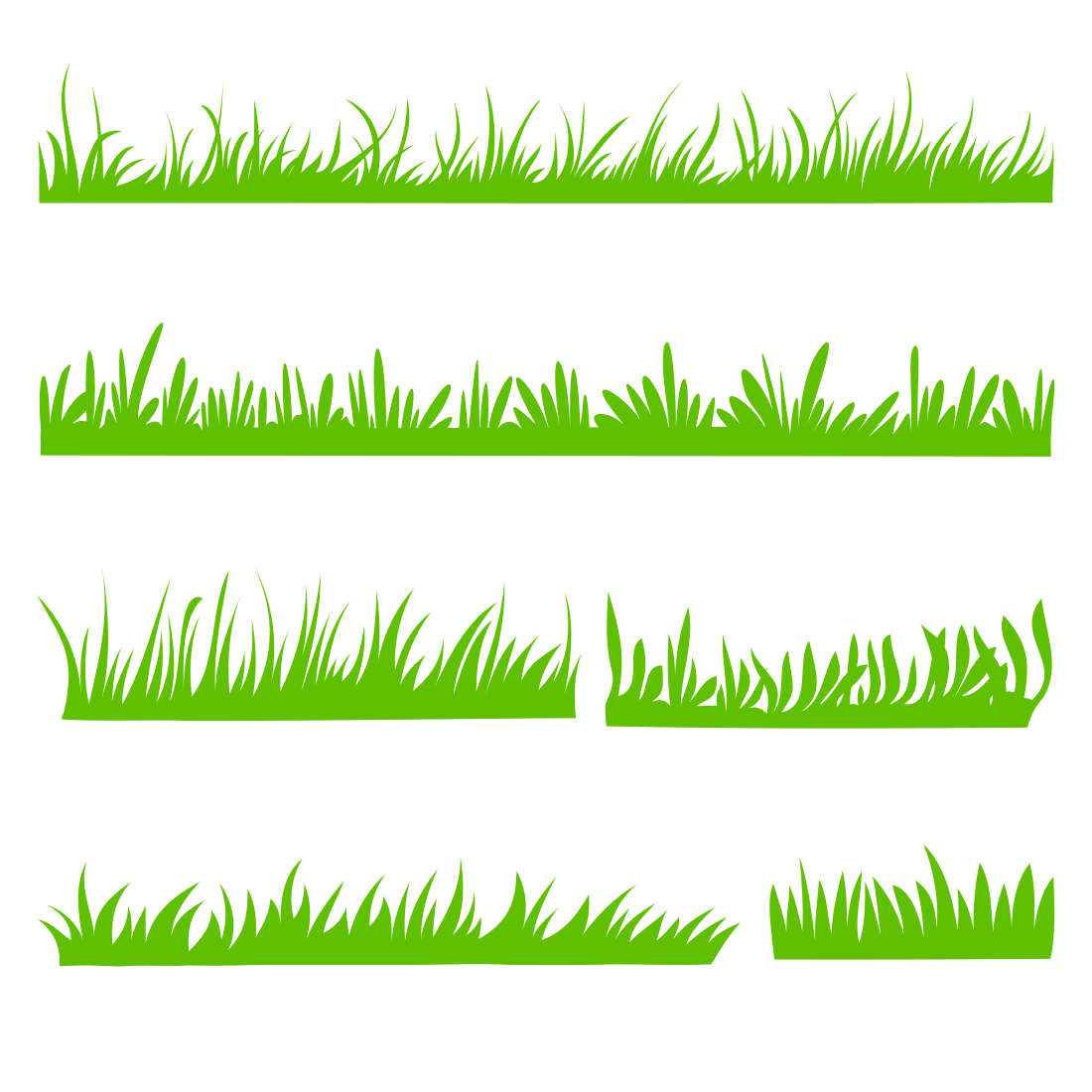 Green Grass Cartoon Style Illustration cover image.