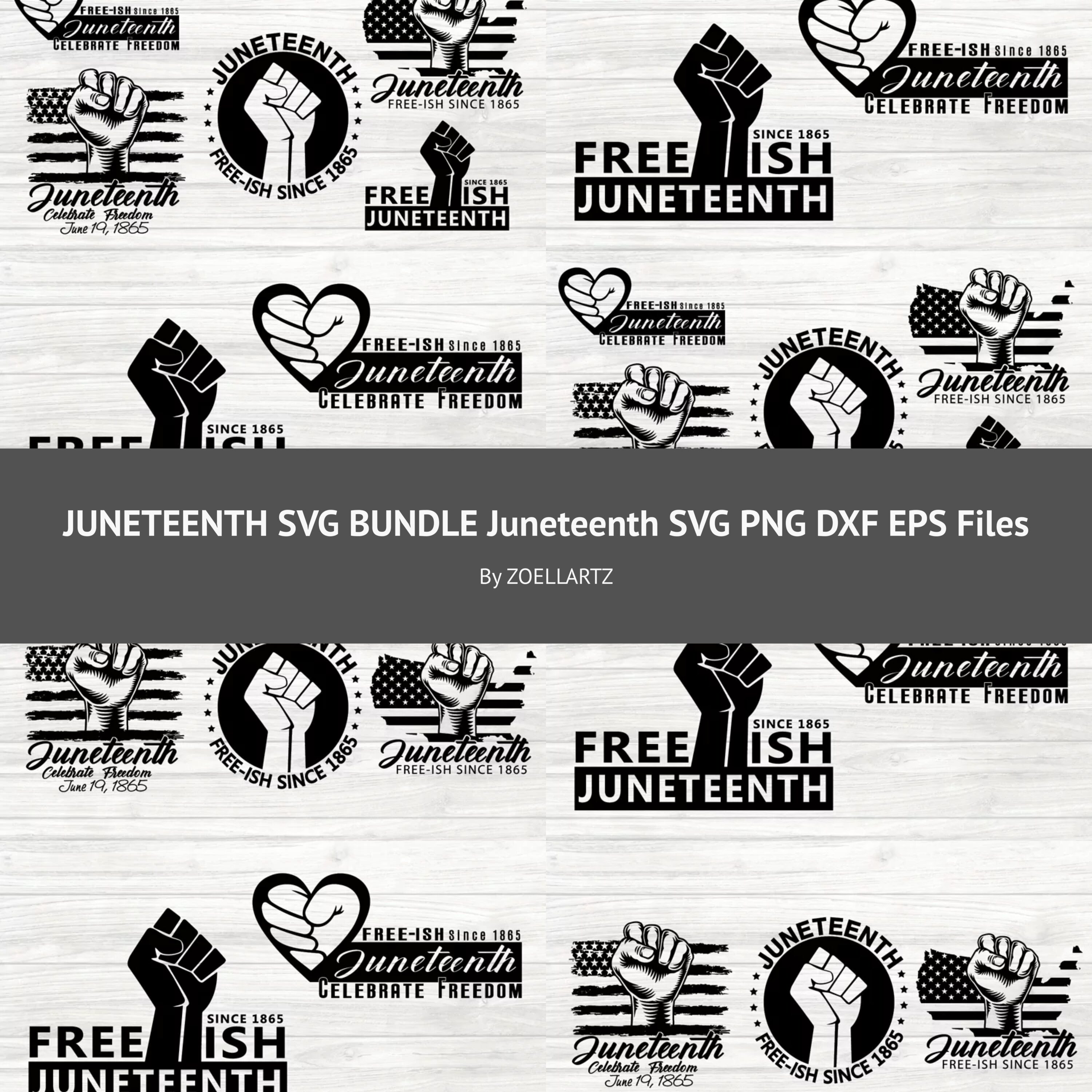Juneteenth svg bundle - main image preview.