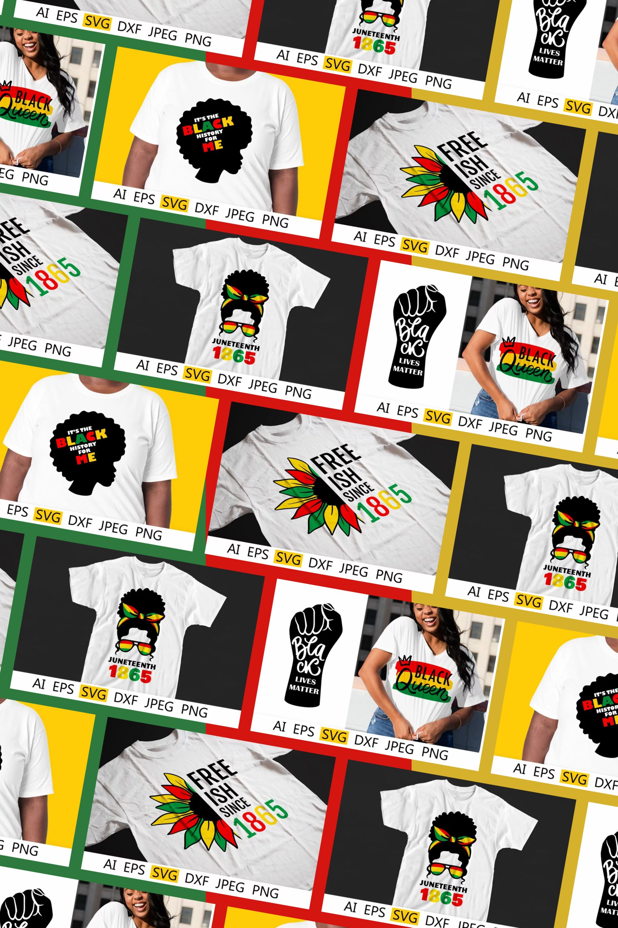 Design diverse of black history month t-shirt design.