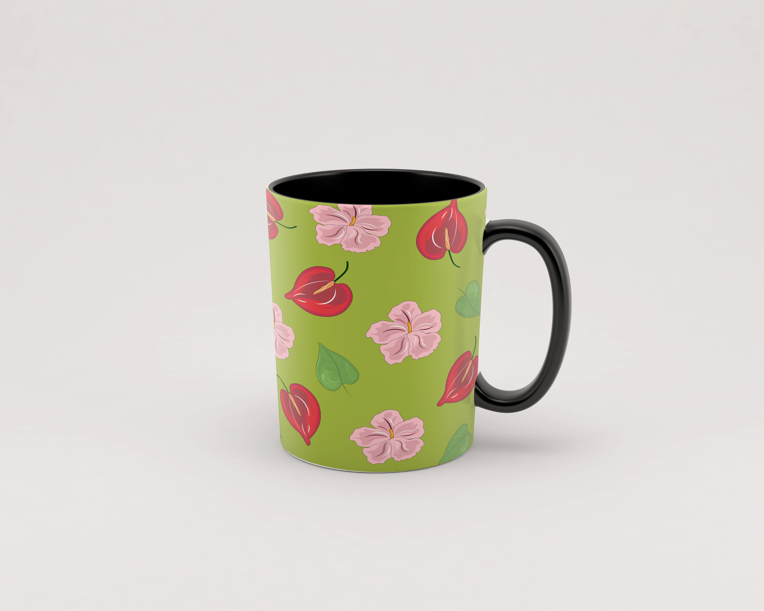 Tropical Garden Illustrations cup.