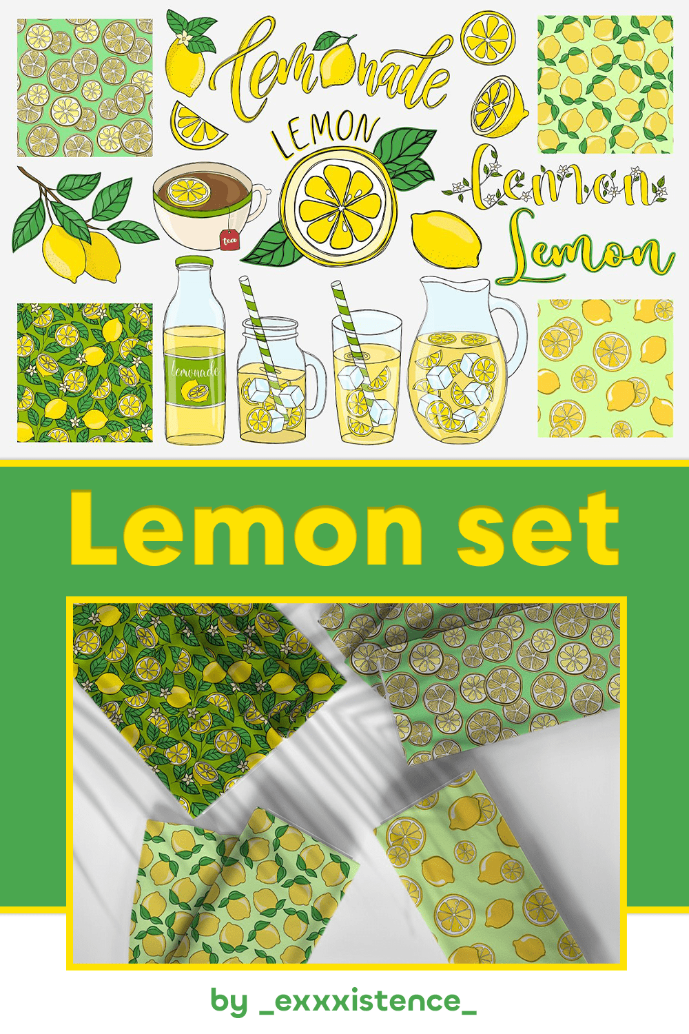 lemon set pinterest