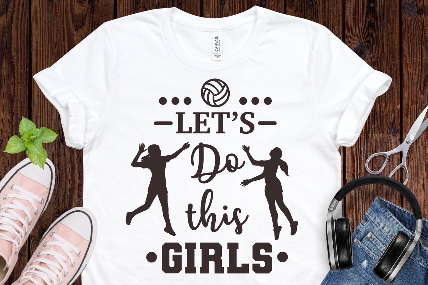 Lets do this girls - t-shirt design.