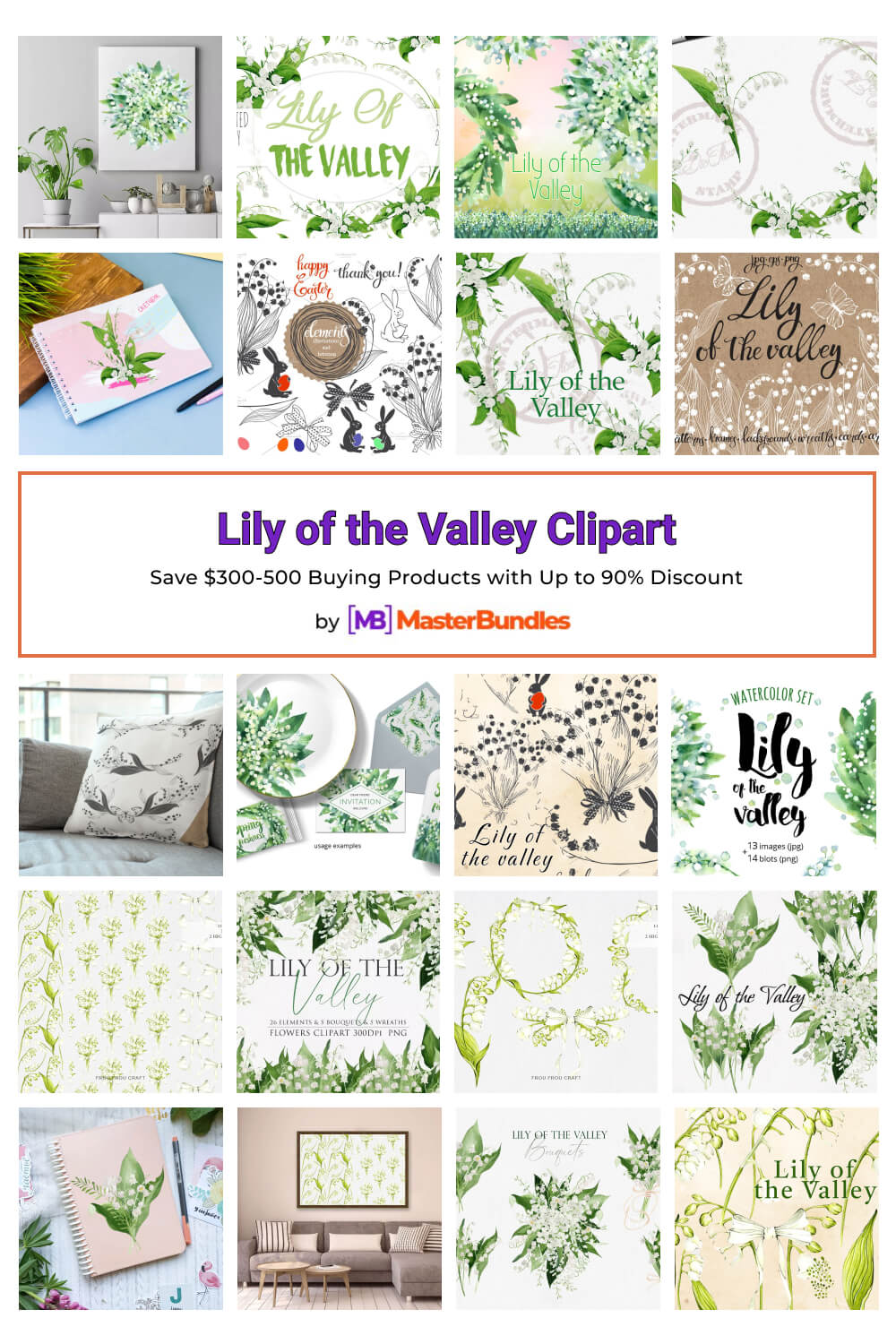 lily of the valley clipart pinterest image.