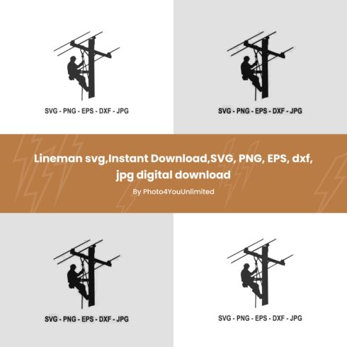 Lineman svg,Instant Download,SVG, PNG, EPS, dxf, jpg digital download.