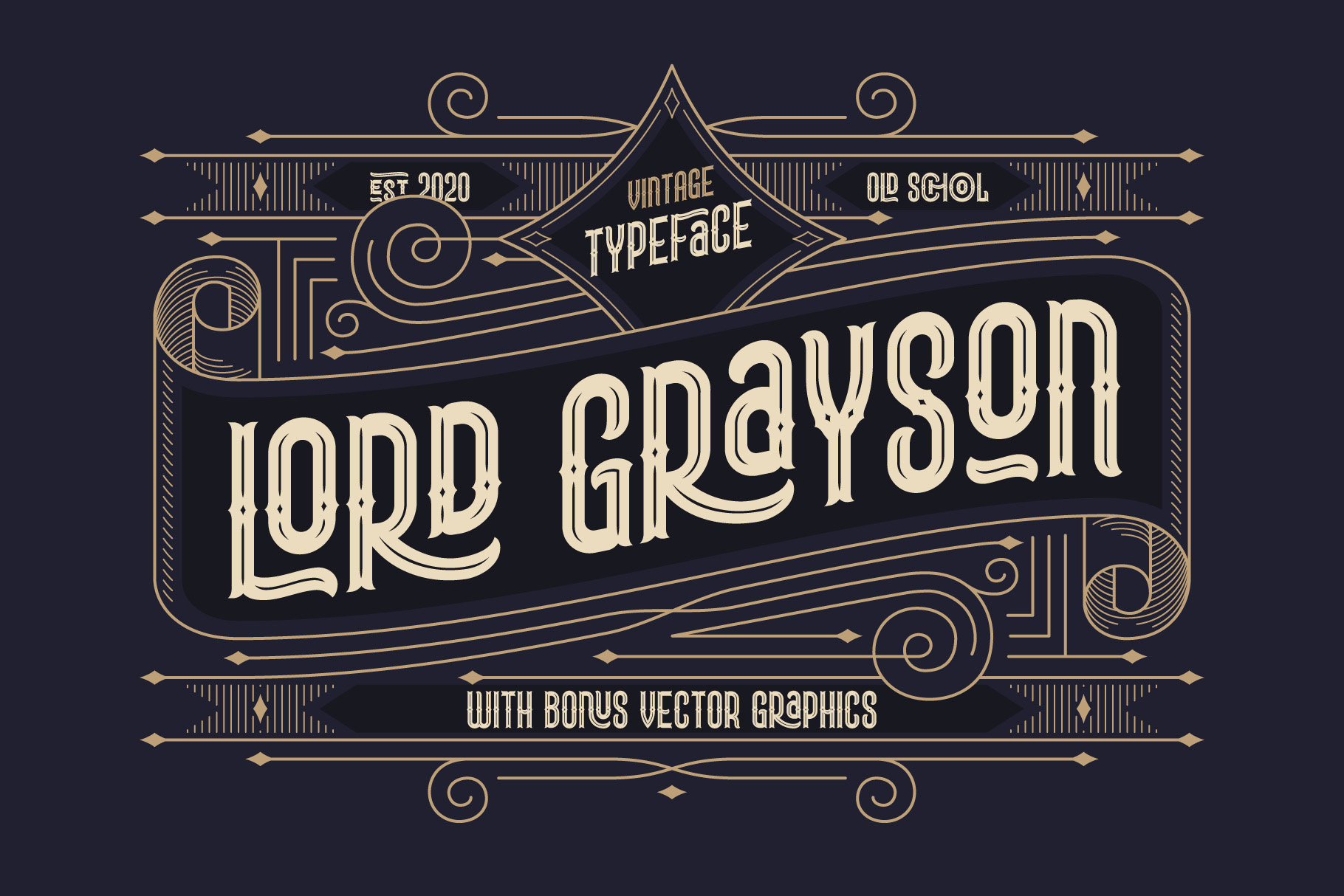 Lord Grayson Vintage Font