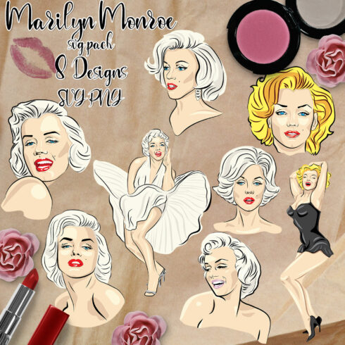 Images with Marilyn Monroe SVG.