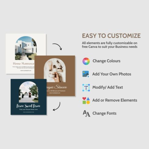 Real Estate Marketing Instagram Engagement Template Easy To Customize.