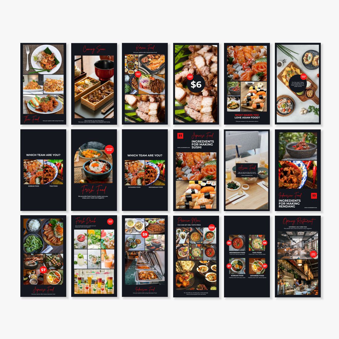 Food And Restaurant Instagram Post Canva Instagram Templates Story Example.