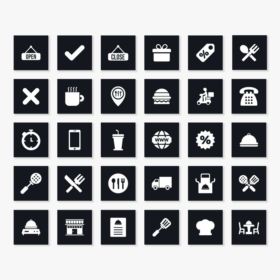 Food And Restaurant Instagram Post Canva Instagram Templates Icons.