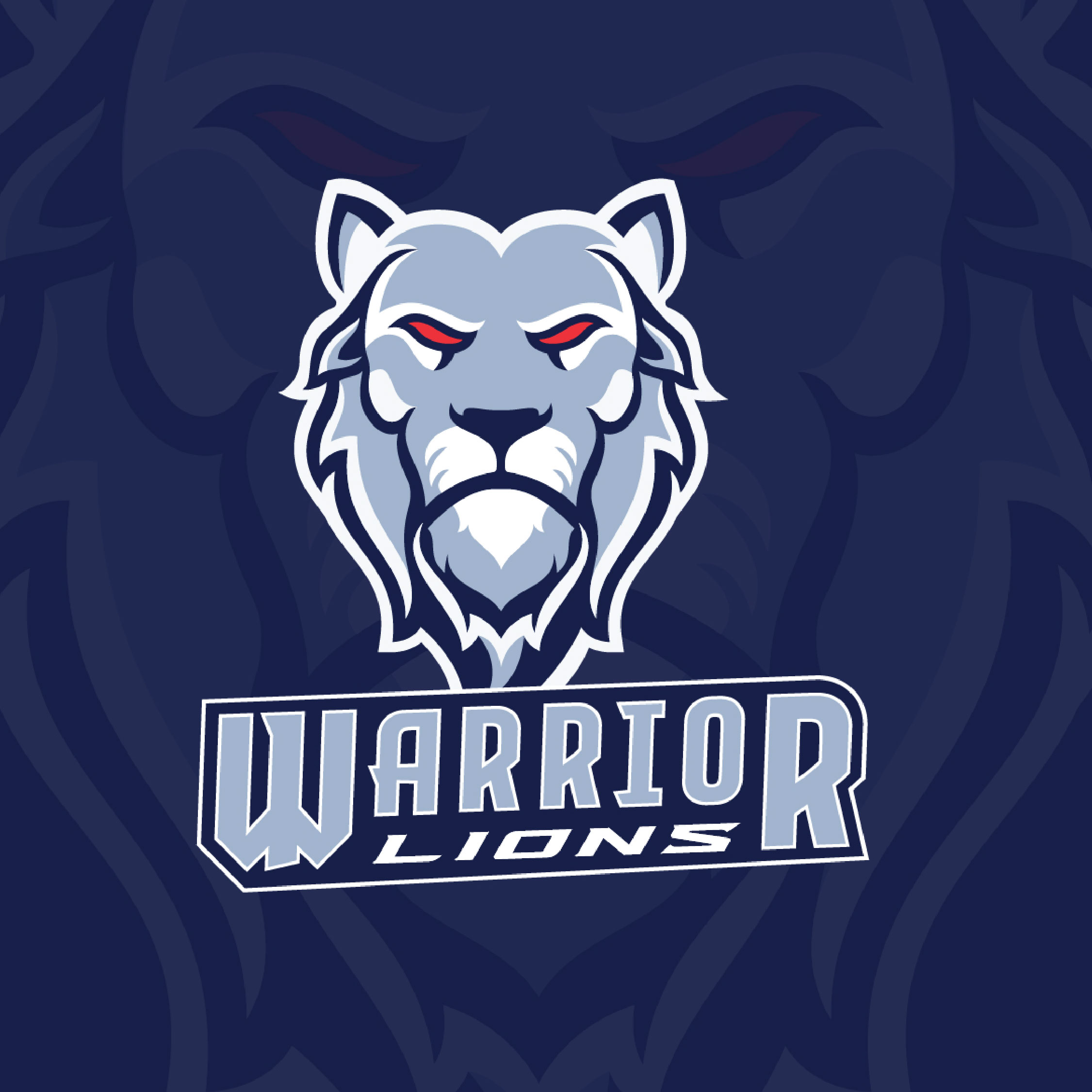 Warrior Logo - Lion Mascot Logo Design previews,