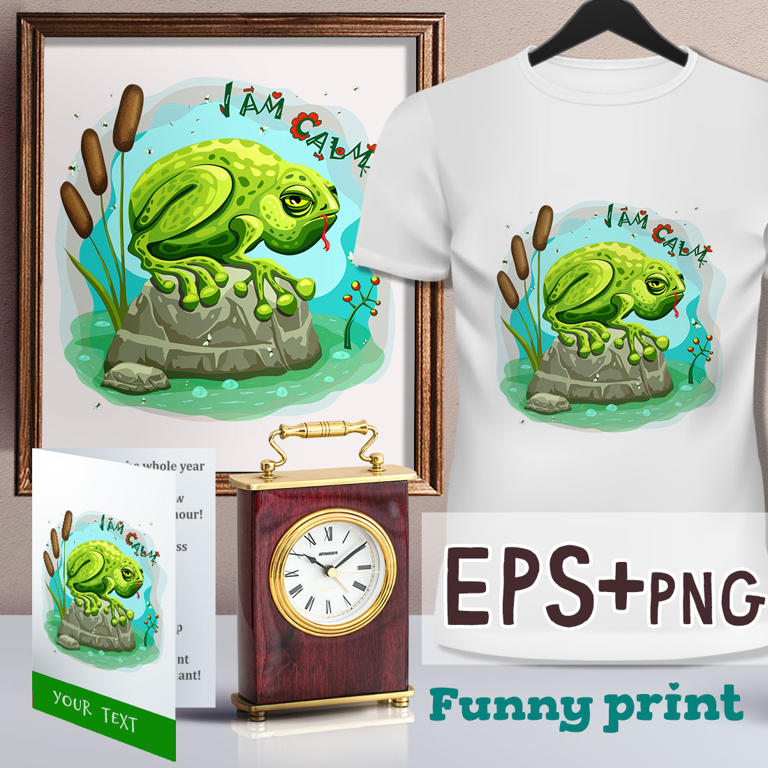 Frog Character for Decor, Design and Illustration cover image.