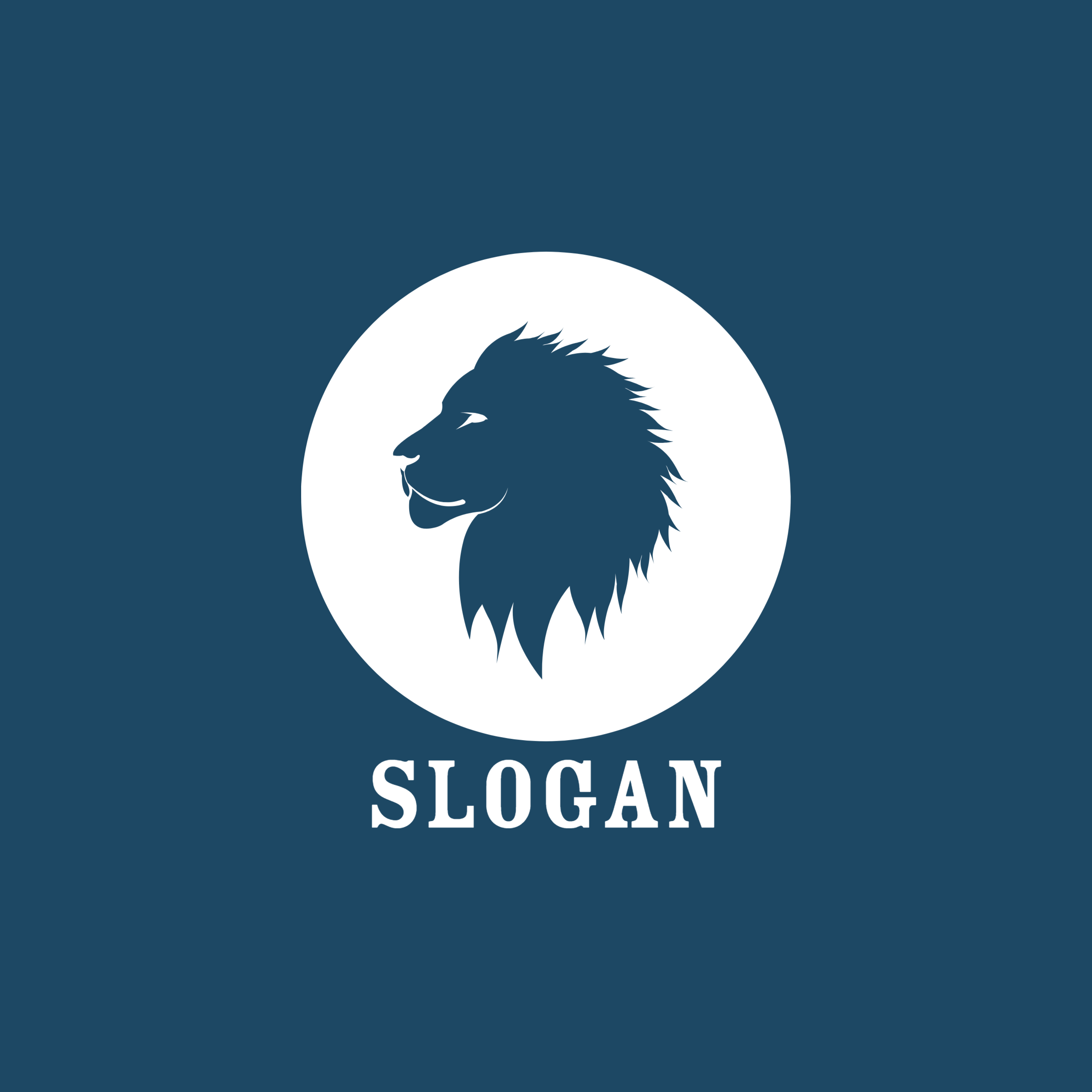 Lion Minimal Creative Logos Bundle cover image.