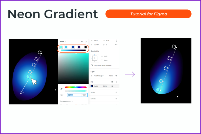 Neon & Space Gradients: Step-by-Step Tutorial in Figma