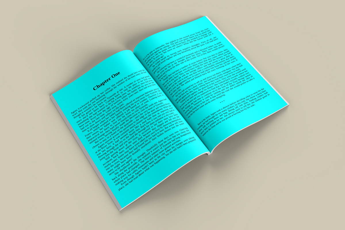 open book pages mockup psd