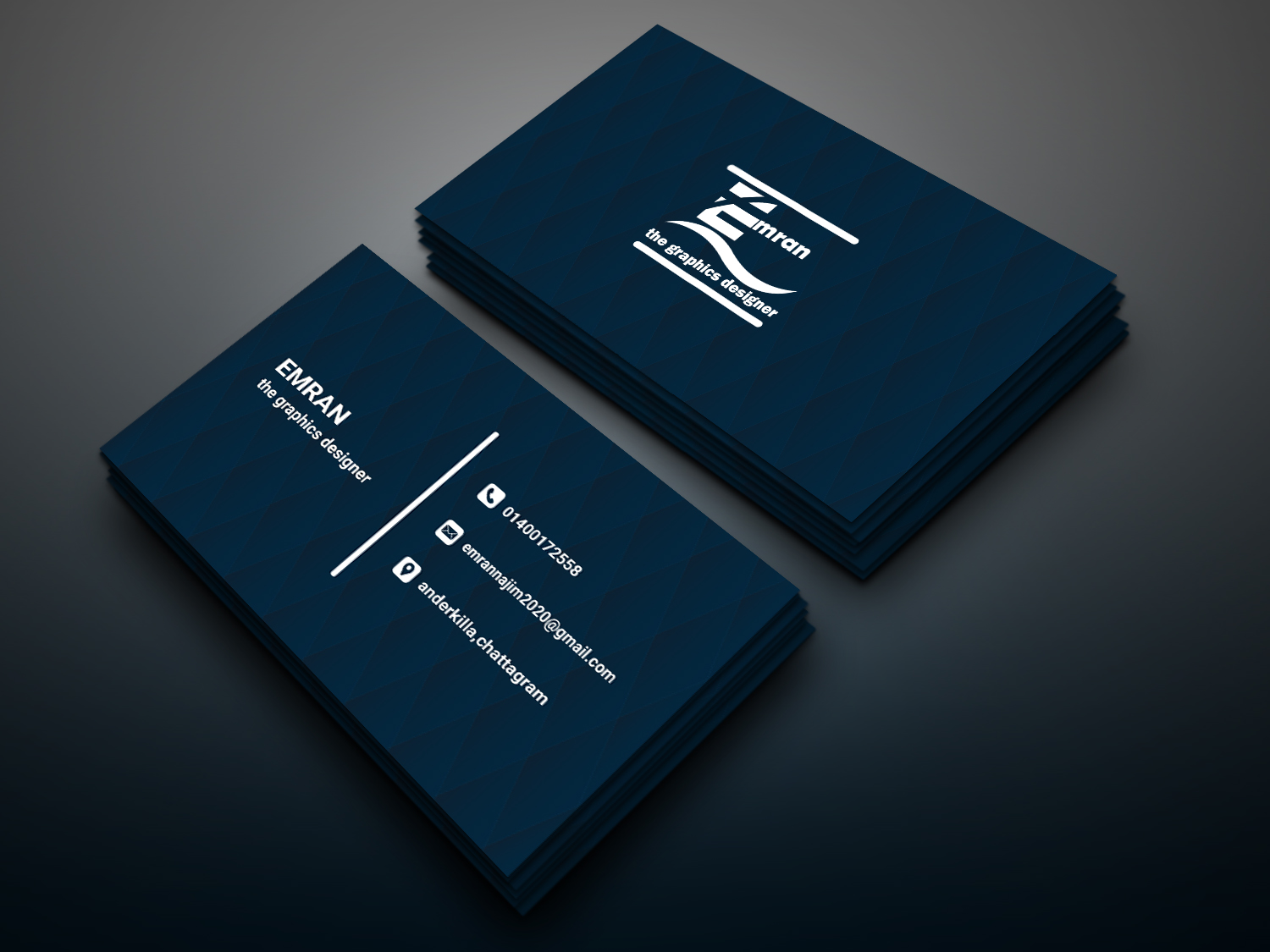 Simple and Professional Business Card Design