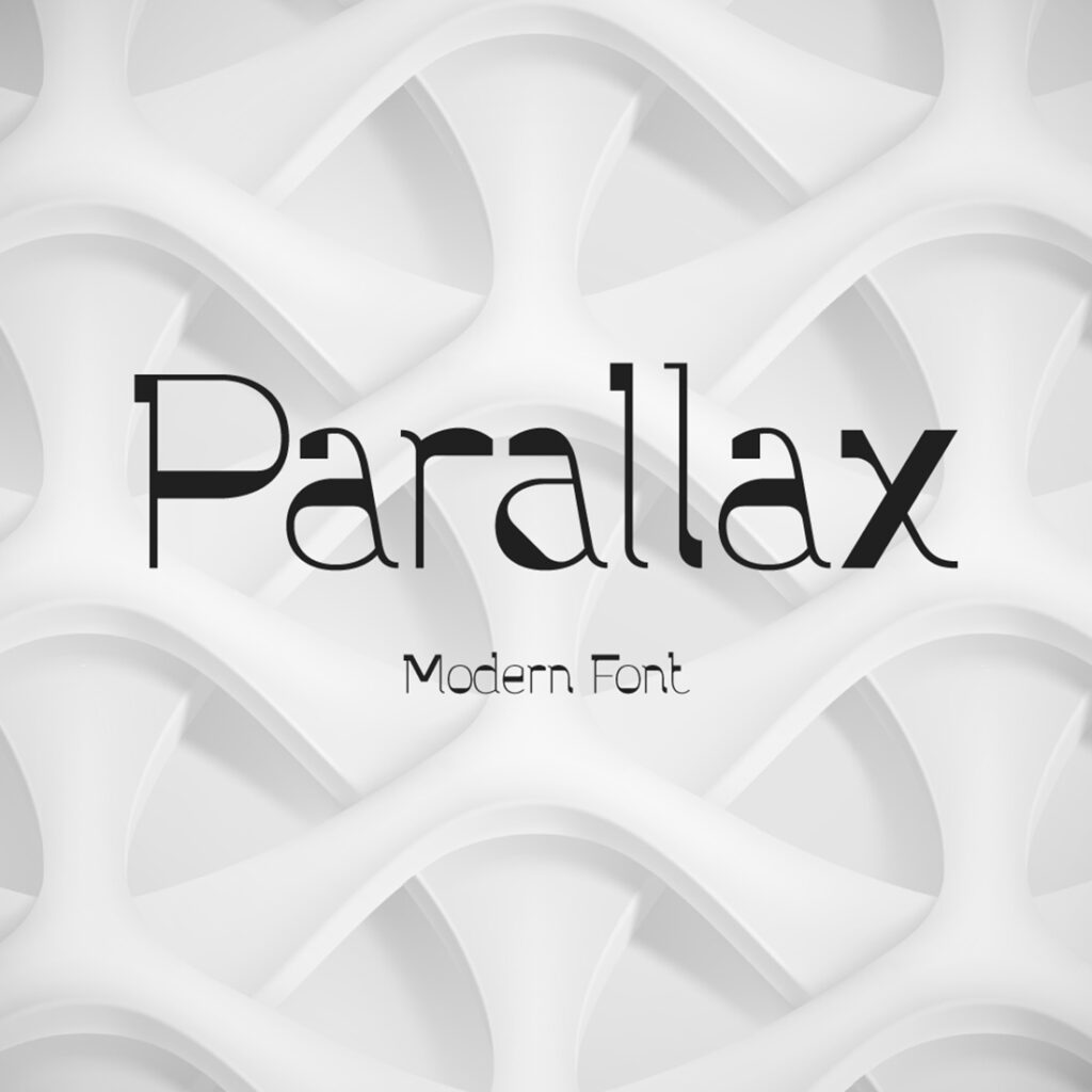 Parallax font and graphics MasterBundles