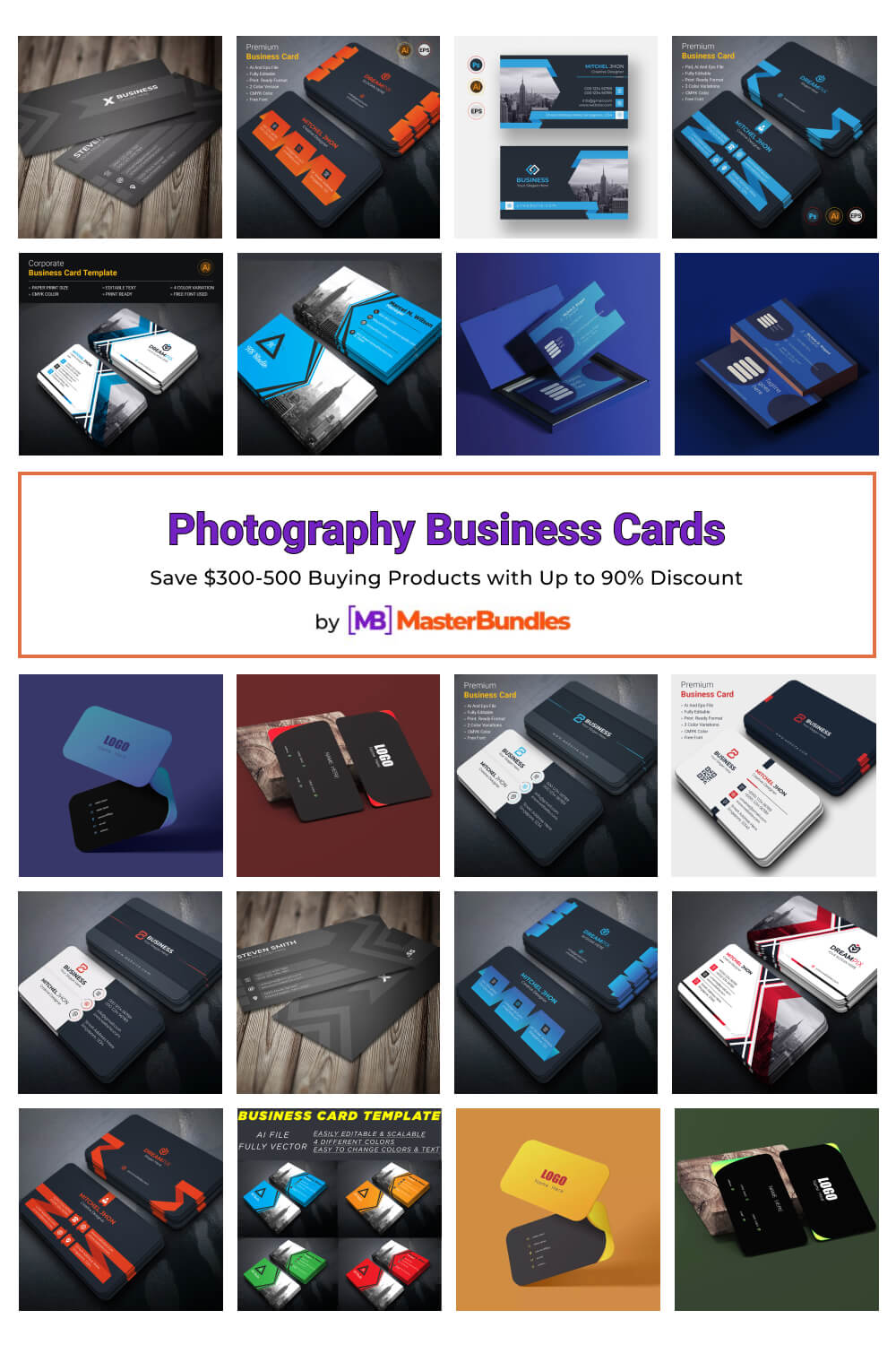 photography business cards pinterest image.