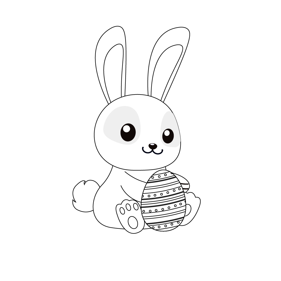 Bunny Coloring Pages previews.
