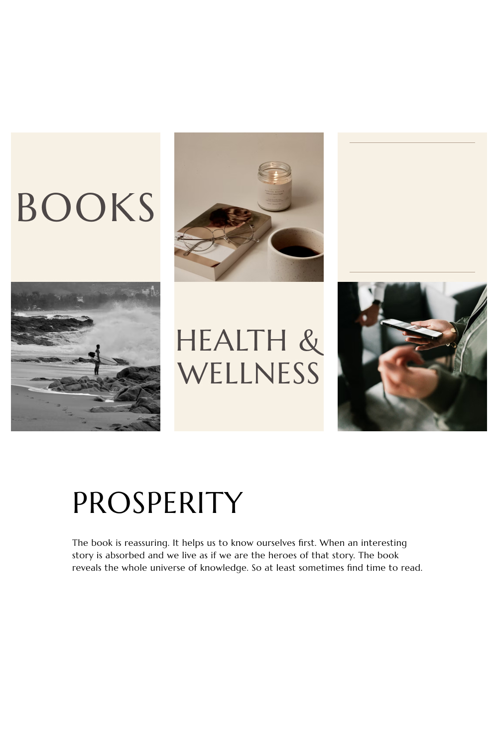 pinterest Health & Wellness Instagram Templates.