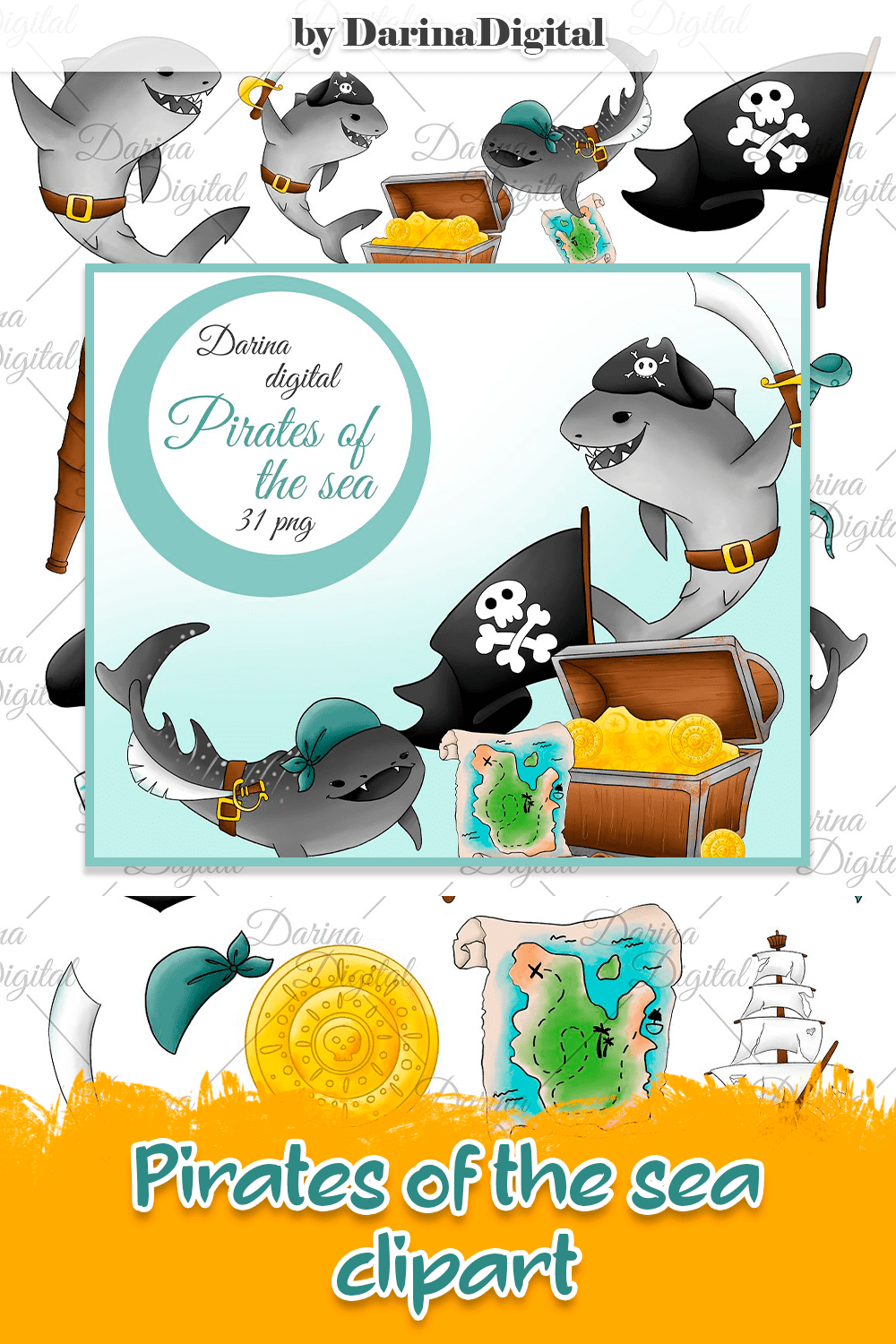 pirates of the sea clipart pinterest