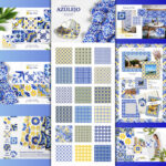 Portuguese azulejos tiles patterns - main image preview.
