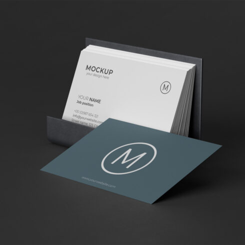 Composition Business Card Mock Up cover image.