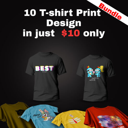 Trending T-shirt Print Design cover image.