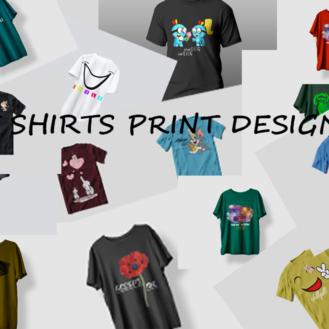 Trending T-shirt Print Design previews.