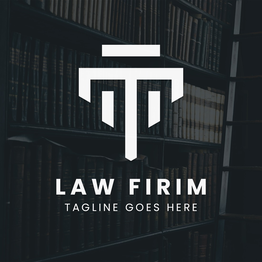 Law firm Logo Design Template cover image.