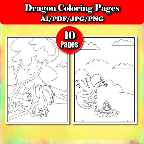 preview image Dragon Coloring Pages.