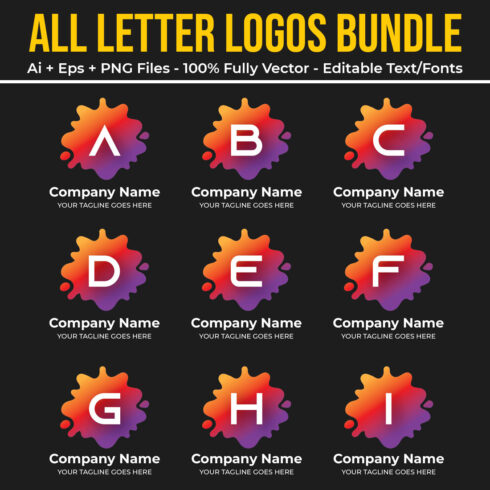 preview image All Letter Logos Bundle.
