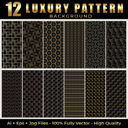 preview image Luxury Pattern Background Collection.