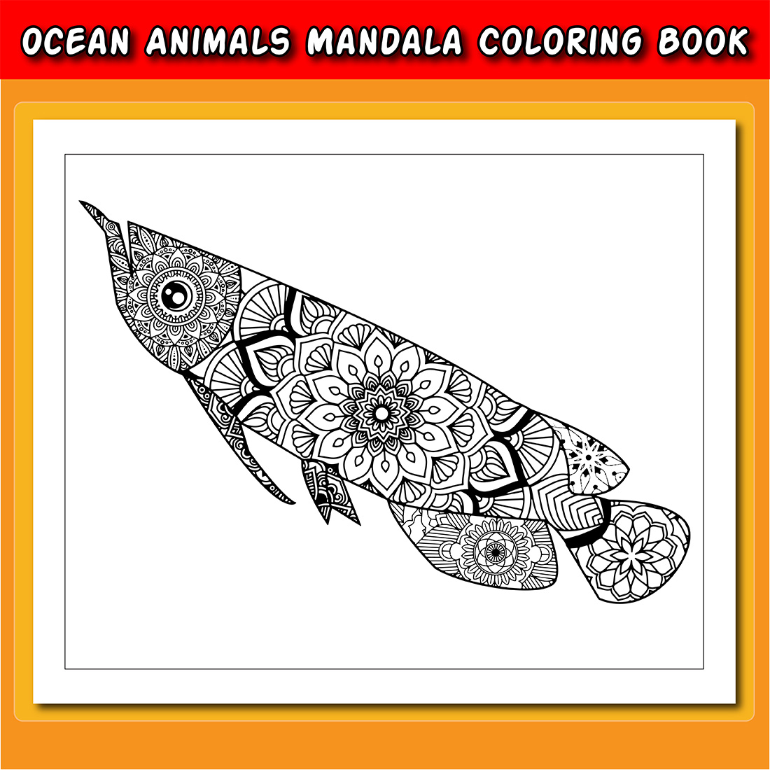preview image Ocean Animals Mandala Coloring Book