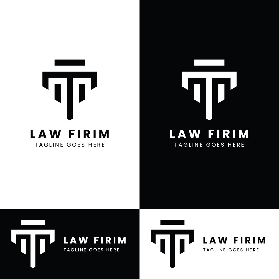 Law firm Logo Design Template,