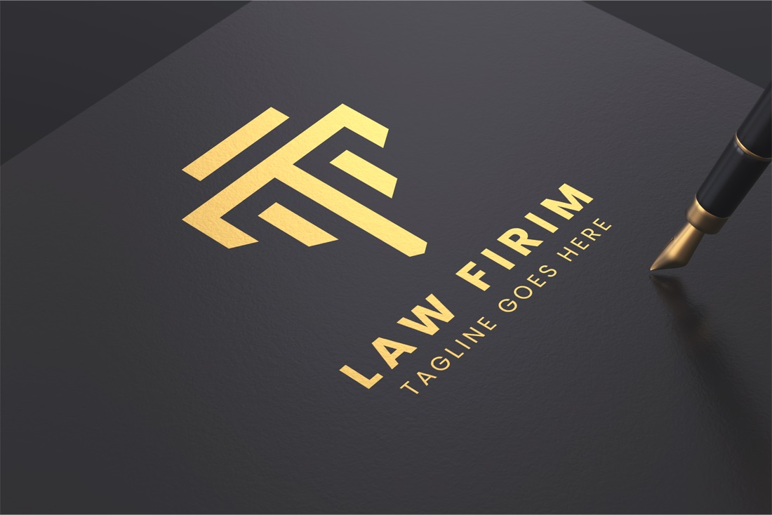 Law firm Logo Design Template example.