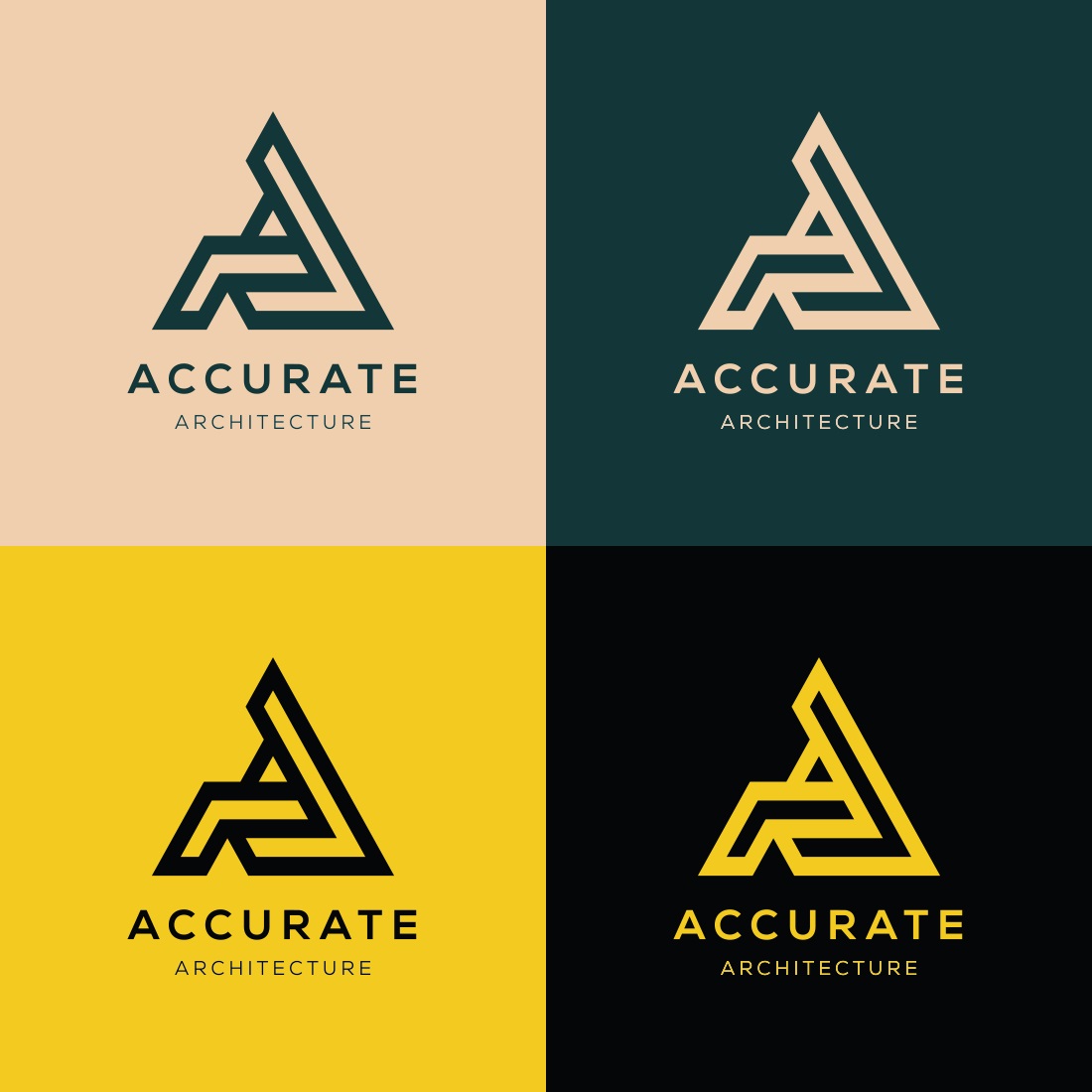 preview image Letter A & Architecture Design Logo Template