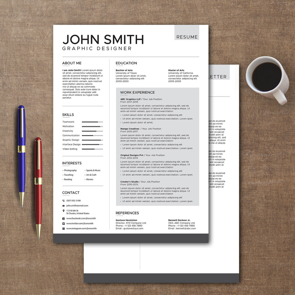 Resume Template - only $8 - MasterBundles